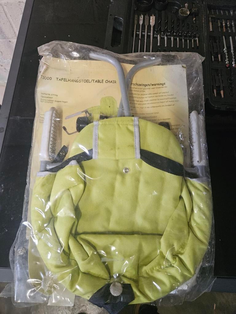 Ophang stoel voor aan de tafel baby nieuw, Ophalen