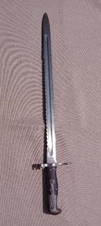 Zwitserse 1887 Vetterli zaagrugbajonet SJG Neuhausen, Verzamelen, Ophalen of Verzenden, Landmacht, Mes of Dolk