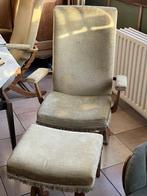 4 fauteuils + 2 voetsteunen, Ophalen, Gebruikt, Stof, Classique