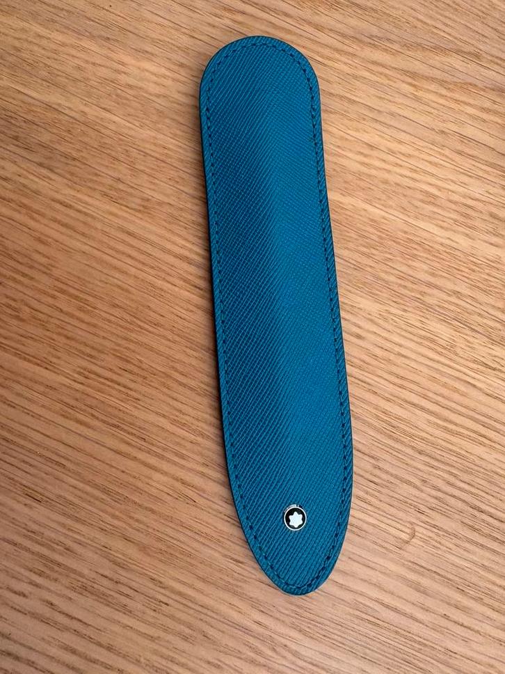 Montblanc étui à stylo, Collections, Stylos, Comme neuf, Stylo, Enlèvement ou Envoi