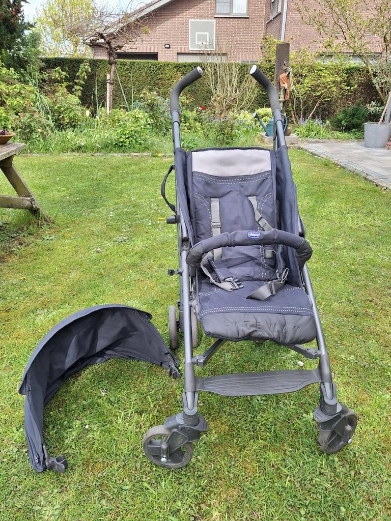 Plooibuggy - chicco lite way 3 complete, Kinderen en Baby's, Ophalen