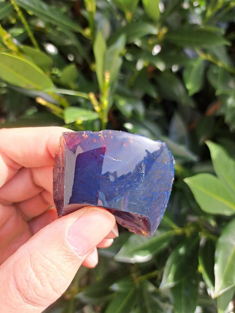 Semi-poli : ambre indonésien — 27 grammes !, Enlèvement ou Envoi, Fossile