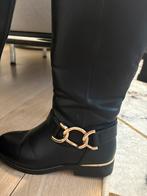 Lang Zwart laarzen maat 37gebruikt als nieuw, Enlèvement, Comme neuf, Noir