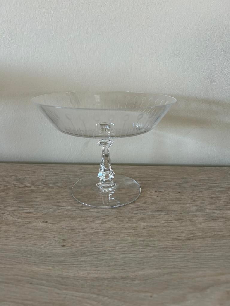 Bol en cristal signé., Antiquités & Art, Enlèvement