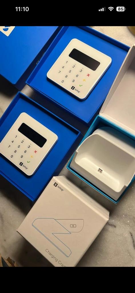 Sumup - 2 air card reader en station, Ophalen