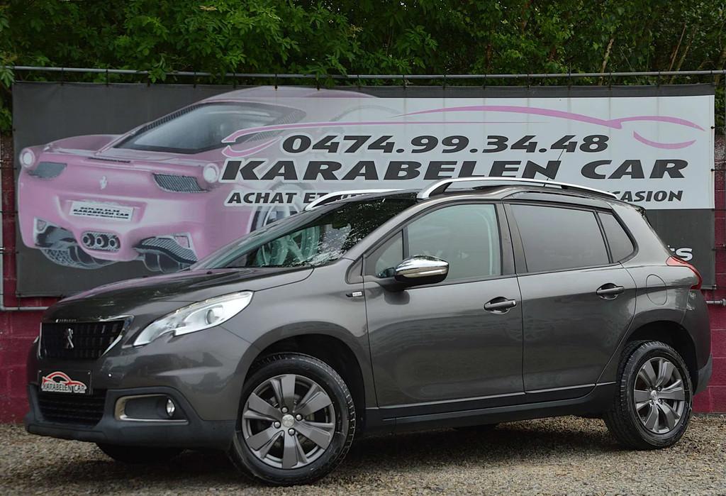 Peugeot 2008 1.6BlueHDi Style NAV SENS AR CLIM 39.686KM, Argent ou Gris, Achat, Euro 6, Entreprise