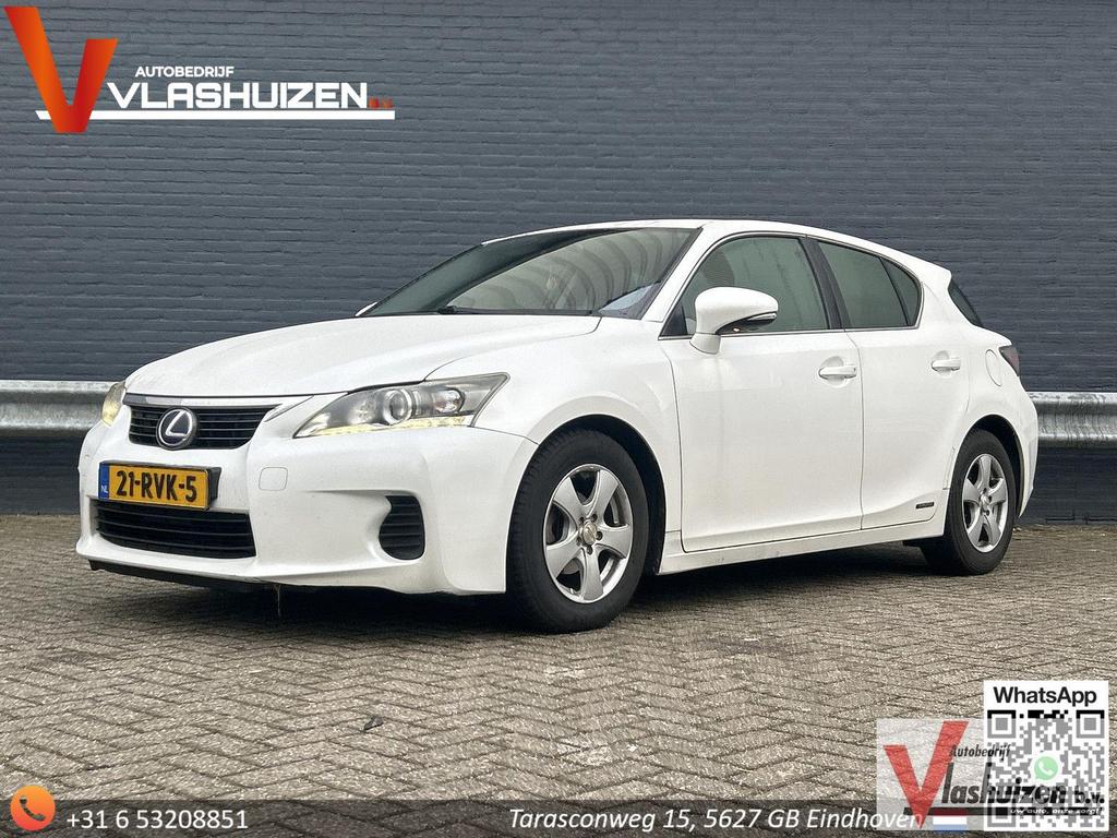 Lexus CT 200h Hybrid | Climate | Cruise | APK 11-2026 |, Automaat, Zwart, Wit, Berline