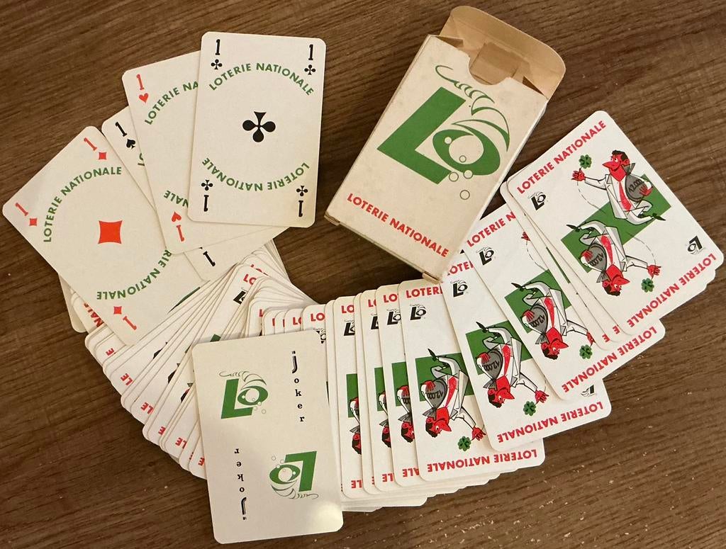 Jeu de cartes LOTERIE NATIONALE, Enlèvement ou Envoi, Comme neuf, Carte(s) à jouer