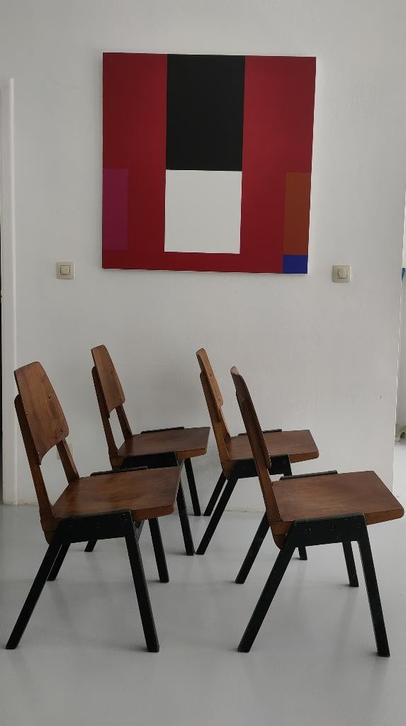 ROLAND RAINER (set van 4 stoelen) - (75 euro/stuk), Huis en Inrichting, Ophalen