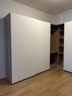 Ikea PAX Kleerkast (gelazuurd eikeneffect met witte deur), Ophalen, 200 cm of meer, 50 tot 100 cm, Zo goed als nieuw