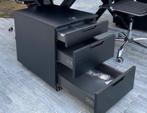 2 ladeblokken zwart op wielen - met slot (nieuw), Huis en Inrichting, Ophalen, Met wielen, Zo goed als nieuw, Bureau