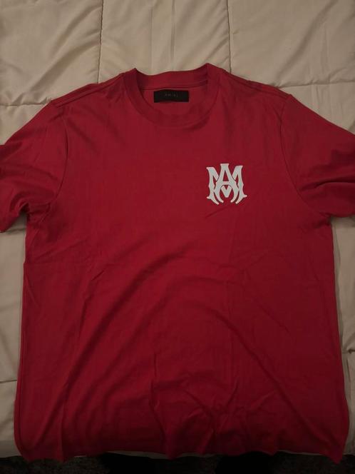 Amiri Monogram T-Shirt – Origineel, Rood, met Factuur, Kleding | Heren, T-shirts, Maat 48/50 (M), Rood, Ophalen of Verzenden