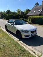 Bmw 218i cabriolet blanche, Auto's, 4 zetels, Achterwielaandrijving, Overige bekleding, Wit