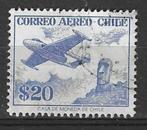 Chili 1956/1957 - Yvert 170PA - Boven het Paaseiland  (ST), Affranchi, Envoi