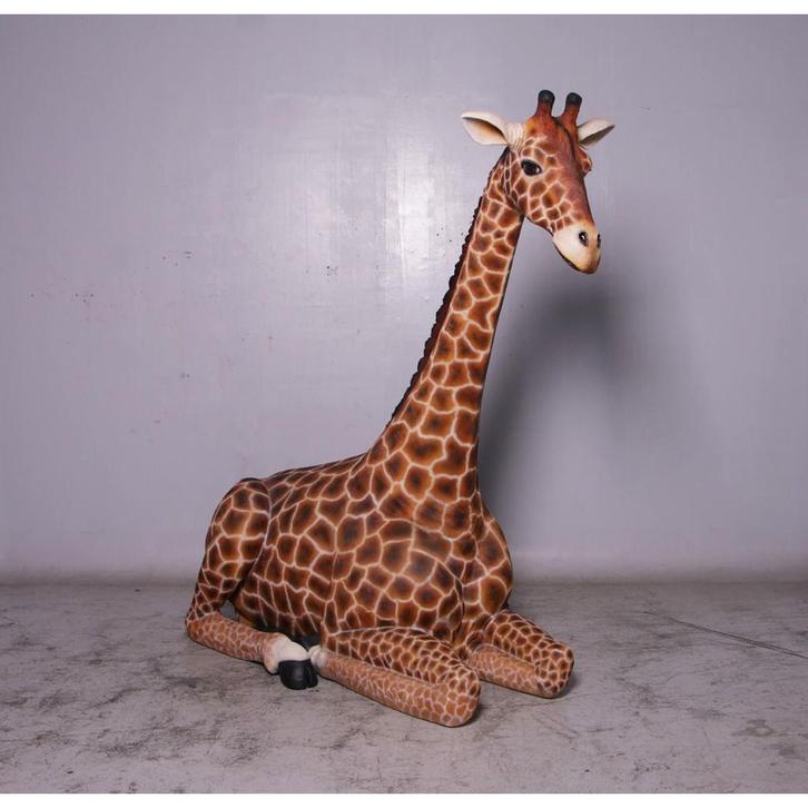 Giraf 200 cm - giraffe beeld, Verzamelen, Dierenverzamelingen, Nieuw, Ophalen