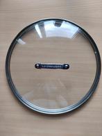 Le Creuset Glazen deksel 30cm, Ophalen, Zo goed als nieuw, Glas, Koekenpan of Braadpan