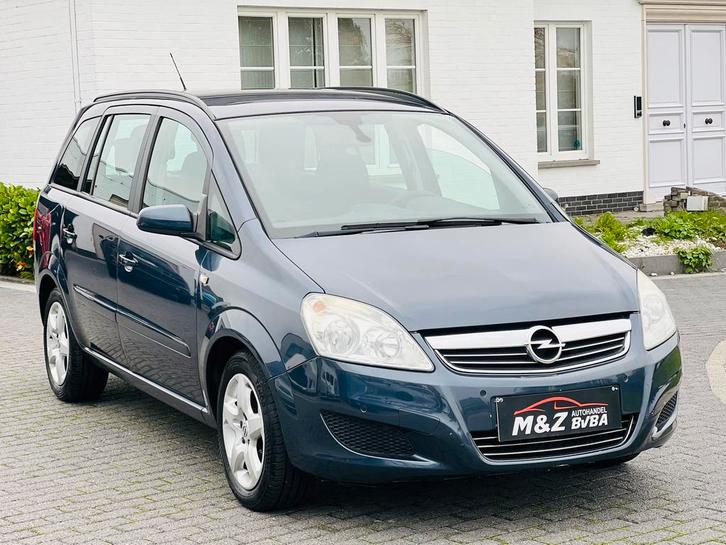 Opel Zafira 1.6i benzine * 7 plaatsen * Gekeurd vr verkoop *, Auto's, Opel, Bedrijf, Te koop, Zafira, ABS, Airbags, Airconditioning