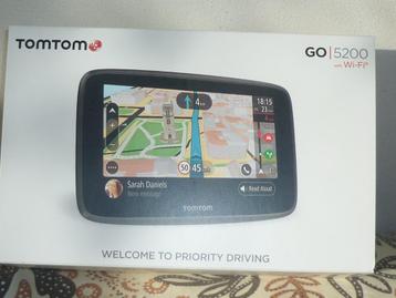 GPS TomTom GO5200 / GO PREMIUM 5"Donnés-Sim Carte à Intérieu