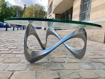 TABLE BASSE DESIGN MODÈLE SNAKE 1960 Ronald Schmitt Knut Hes beschikbaar voor biedingen