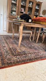 Vintage tapijt herfstkleuren, Ophalen, Gebruikt, Rechthoekig