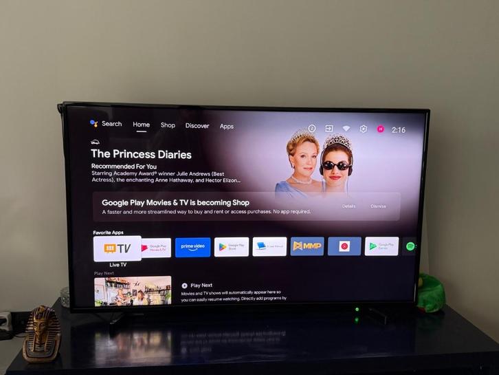 TV Toshiba 50Hz 55'' LED LCD Android, Audio, Tv en Foto, Televisies, Zo goed als nieuw, LCD, 100 cm of meer, 4k (UHD), Toshiba