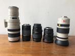 Set van 5 Canon-lenzen (100-400 mm/100 mm/100 mm/17-41 mm /., Audio, Tv en Foto, Foto | Lenzen en Objectieven, Gebruikt, Ophalen