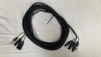 Multikabel 4-kanaals XLR - 2 stuks, Ophalen, Zo goed als nieuw