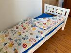 Lit d’enfant blanc KRITTER IKEA, Matras, 160 tot 180 cm, Zo goed als nieuw, 70 tot 85 cm