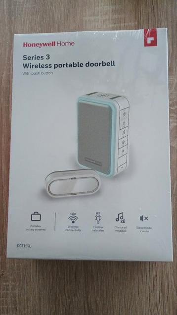 NIEUW -- Draadloze deurbel Honeywell DC315SL beschikbaar voor biedingen