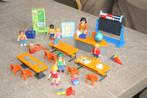 playmobil klaslokaal / klas / school / schooltje, Enlèvement ou Envoi, Utilisé, Playmobil en vrac