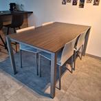 Tafel met stoelen, Huis en Inrichting, Ophalen, Gebruikt, 100 tot 150 cm, 50 tot 100 cm