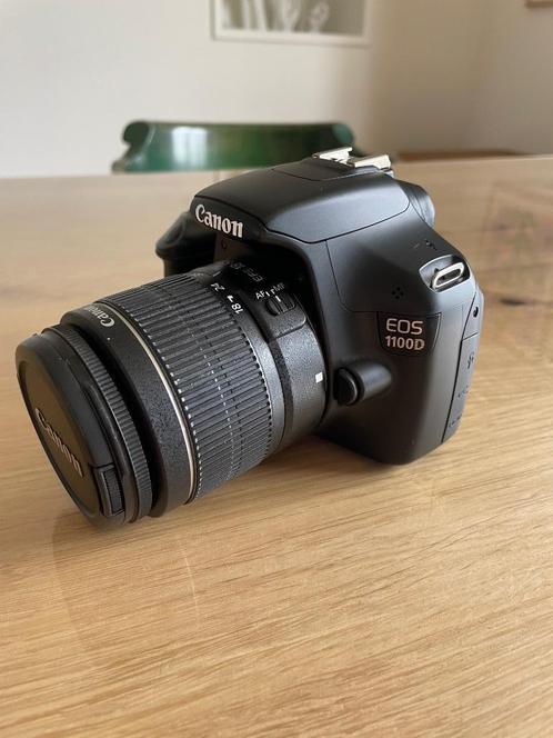 Canon eos 1100D fototoestel met lens in zeer goede staat!, TV, Hi-fi & Vidéo, Appareils photo numériques, Utilisé, Reflex miroir