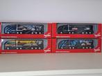 Herpa H0 fulda man vrachtwagens met aanhangwagen met podium, Ophalen of Verzenden, Zo goed als nieuw, Herpa