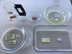 5 ovenschotels pyrex (of gelijkaardig) aan 3 € en 8 aan 2 €, Ophalen of Verzenden, Zo goed als nieuw