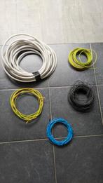 Set elektriciteitskabels (100+ meter in totaal), Ophalen, Zo goed als nieuw