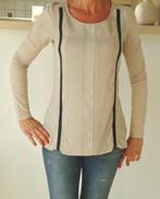 Mooi beige blousje nepleder, Ophalen of Verzenden, Gedragen, Maat 36 (S), Beige