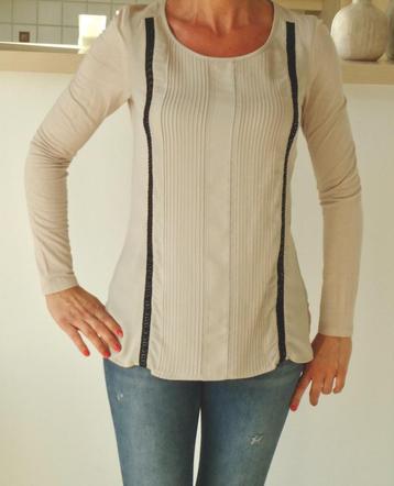 Mooi beige blousje nepleder beschikbaar voor biedingen