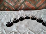 7 jeneverglaasjes, Verzamelen, Glas en Drinkglazen, Ophalen, Zo goed als nieuw