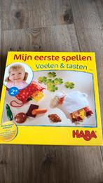 Mijn eerste spellen voelen en tasten haba, Kinderen en Baby's, Ophalen of Verzenden, Zo goed als nieuw