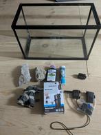 Aquarium 50x25x30 met toebehoren, Dieren en Toebehoren, Ophalen, Gebruikt, Leeg aquarium