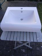 Wasbak in polystone, wit blinkend, Ophalen, Nieuw, Wastafel