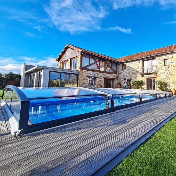 Abri de sécurité piscine design, Tuin en Terras, Zwembad-toebehoren, Nieuw, Afdekzeil, Ophalen