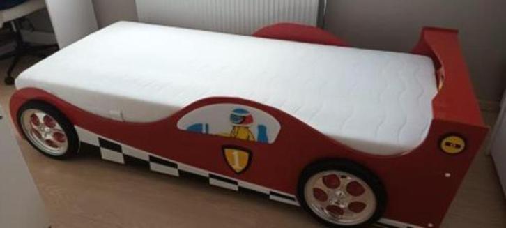 1 persoonsbed jongen, Huis en Inrichting, Slaapkamer | Matrassen en Bedbodems, Zo goed als nieuw, Bedbodem, 90 cm, 200 cm, Eenpersoons