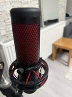 HyperX QuadCast - USB Microphone (Black-Red) - Red Lighting, Enlèvement, Utilisé, Autres types