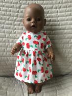 88. Babyborn: Nieuw jurkje met kersen, Ophalen of Verzenden, Nieuw, Babypop