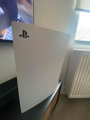 Ps5 digital edition + controller + headset, Enlèvement, Utilisé