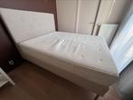 Ikea Premium : gestoffeerd bed 160*200, Huis en Inrichting, Slaapkamer | Bedden, Ophalen, Beige, Tweepersoons, Zo goed als nieuw