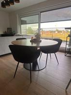 Ronde tafel met 4 stoelen., Huis en Inrichting, Tafels | Eettafels, Ophalen