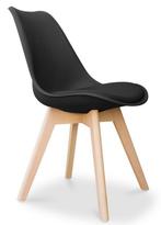 Chaises dessus tissus noir - Très bon état, Huis en Inrichting, Stoelen, Ophalen, Zwart, Stof