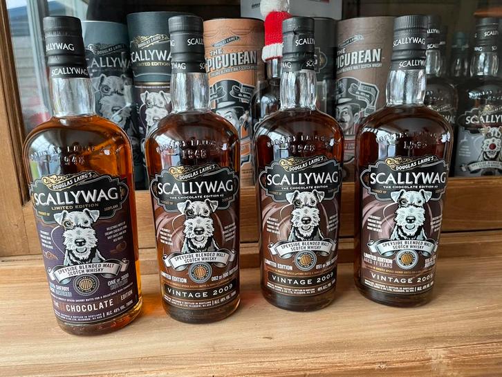 Douglas Laing’s Scallywag “Chocolate Edition” Speyside 4, Verzamelen, Wijnen, Vol, Ophalen of Verzenden